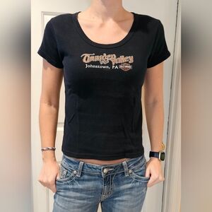 Women's  Harley-Davidson T-Shirt in Black.  L